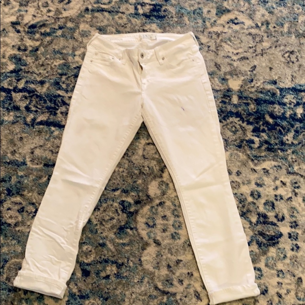 Lucky Brand Low rise Lolita white Capri